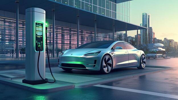 EV charging station at home