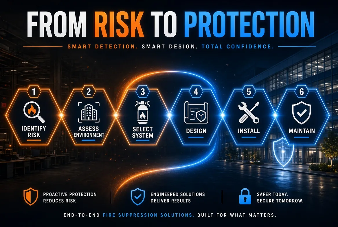 Protecting Commercial and Industrial Sites with the Right Fire Suppression System 