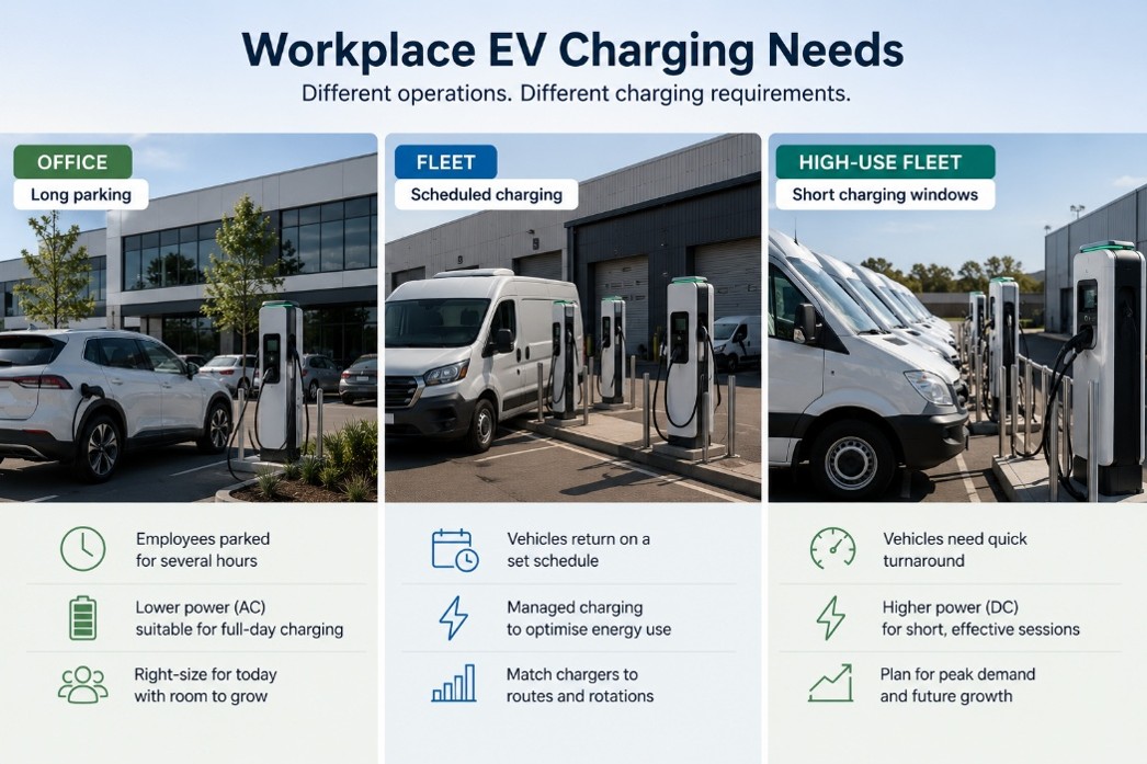 How Many EV Chargers Does a Workplace Actually Need?
